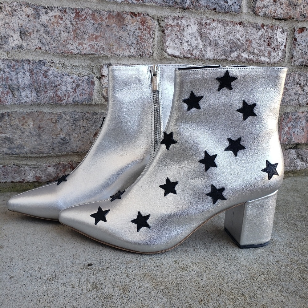 RAYE Silver star ankle boots - Picture 3 of 7